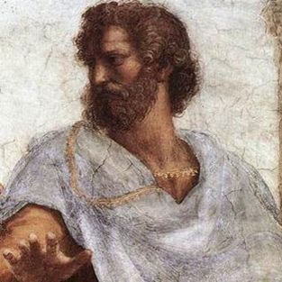 Raphael_[detail] Aristotle from The School of Athens